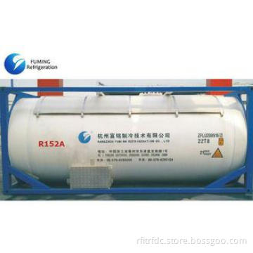 Auto AC R152A HFC Refrigerant C2H4F2 , Green Freon Gas Refr